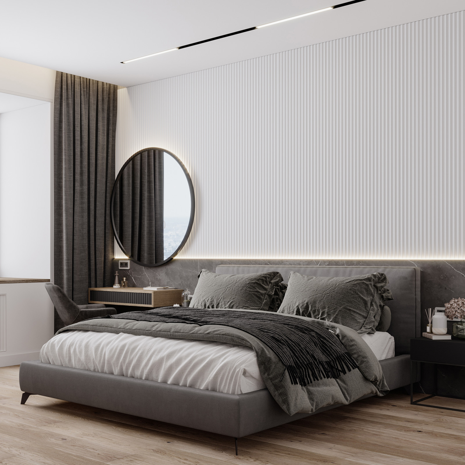 Минималистичный интерьер квартиры в Красноярске