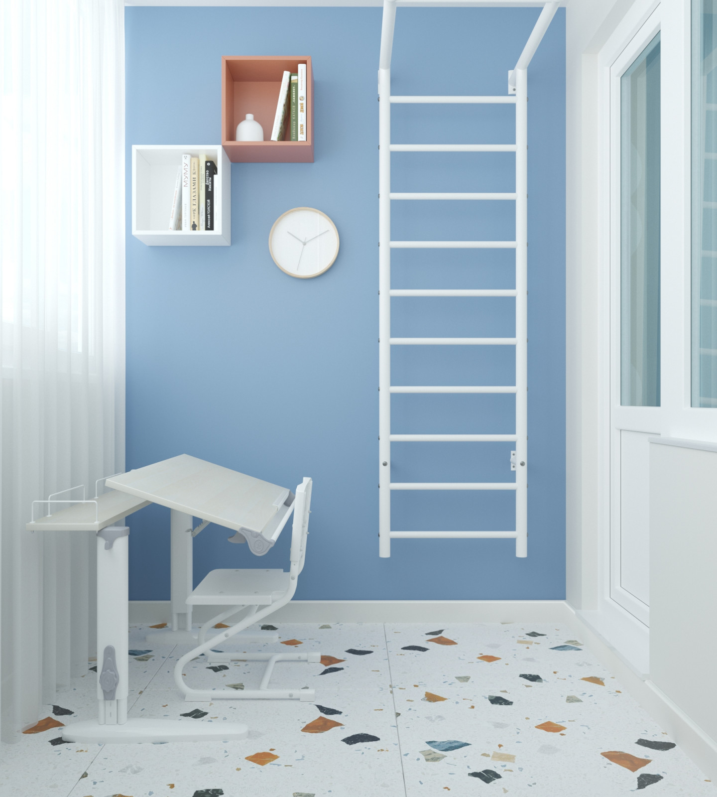 Интерьер с нотками ретро