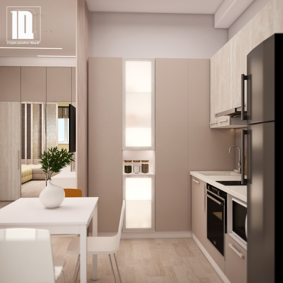 Дизайн-проект "Южное солнце" квартиры в ЖК Посейдон город Сочи 36 м2