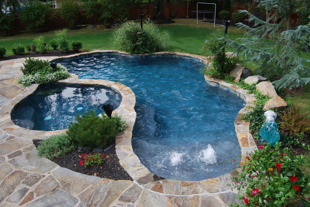 Inspiration for a contemporary pool in Philadelphia.
