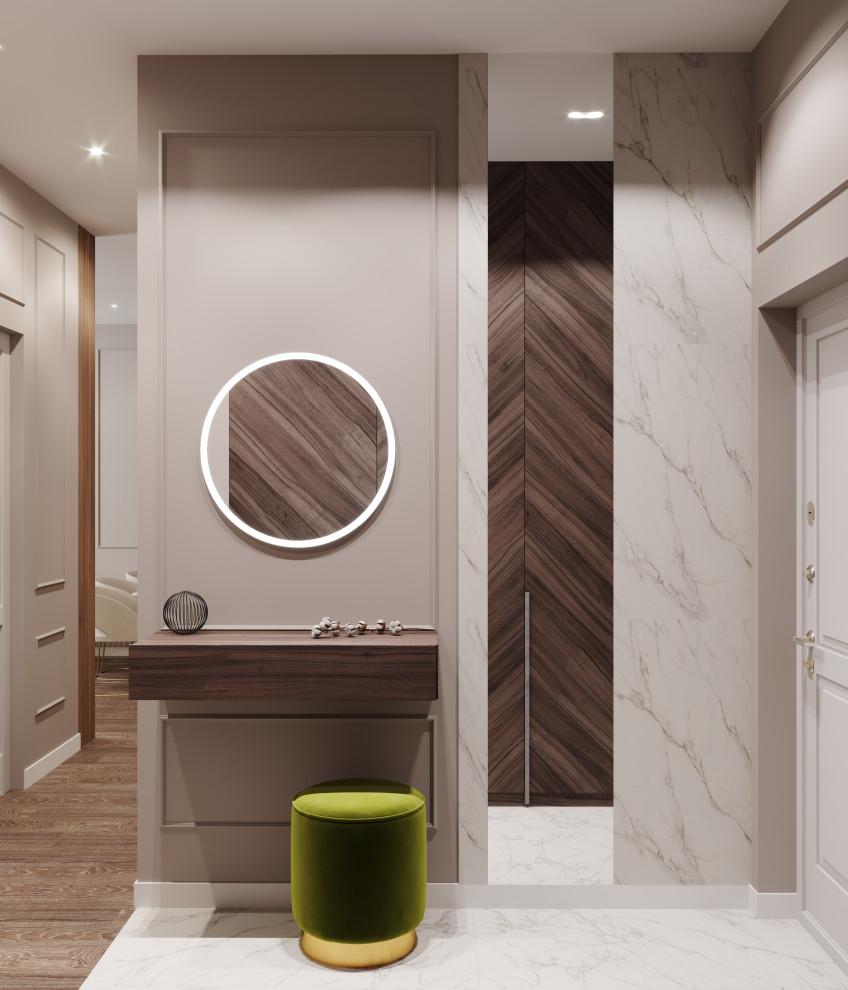 Квартира 73 кв. м. в современном стиле Новочерёмушкинская 17