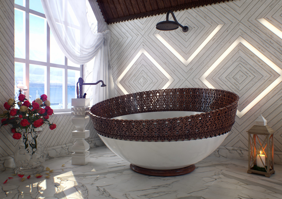 Концепт ванной комнаты "Дамская душа"