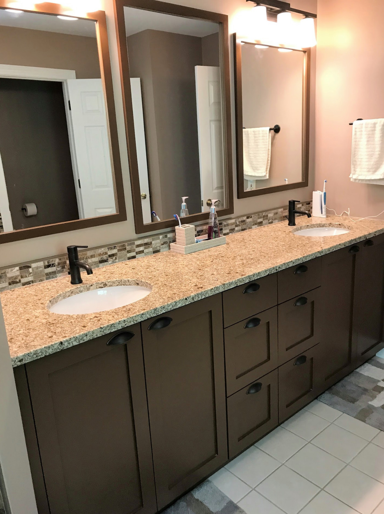Custom Bathroom- Double Vanity