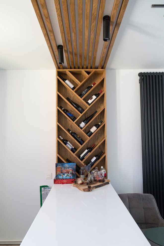 Винный стеллаж из дуба в масле