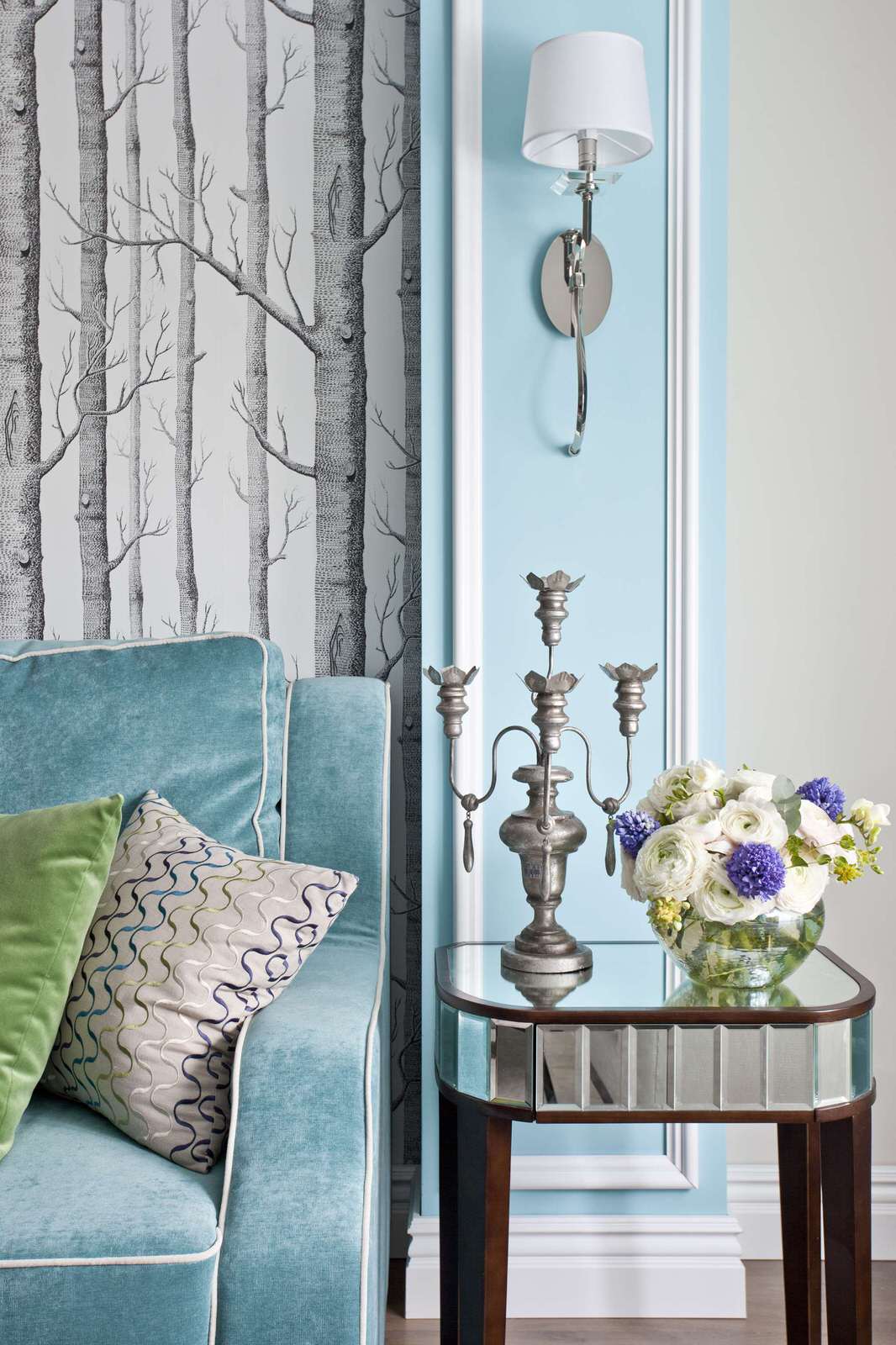 Бирюзовая гостиная