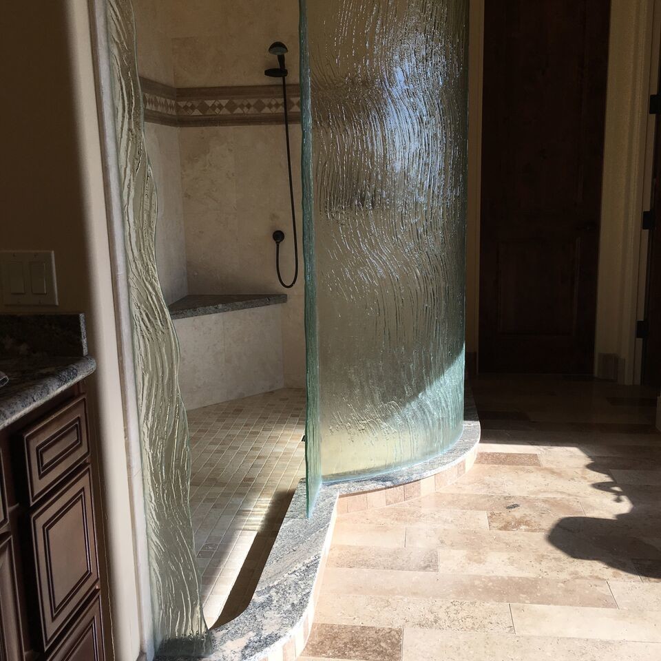 Example of a mountain style bathroom design in Phoenix