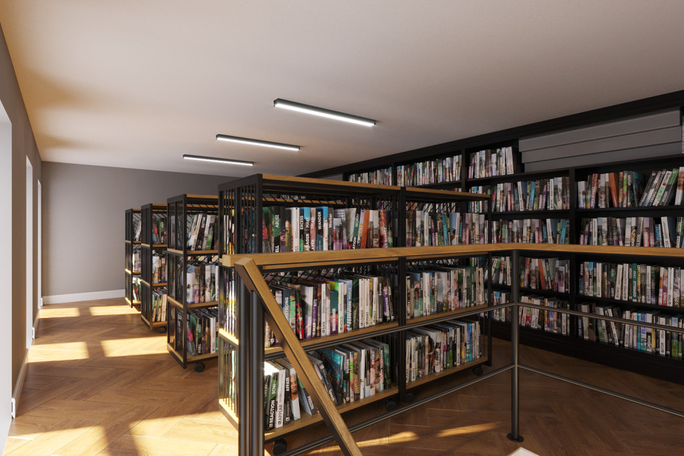 Дизайн-проект Модельной библиотеки в с.Усть-Кяхта (Республика Бурятия)