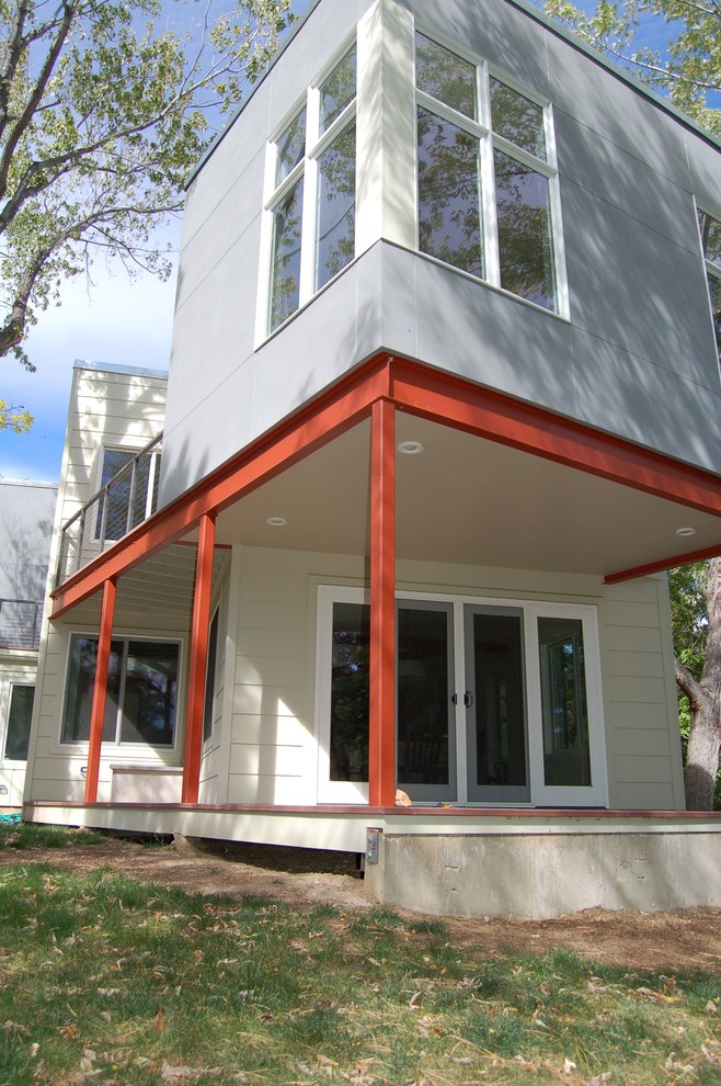 This is an example of a modern exterior in Denver.