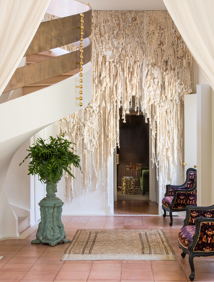 Inspiration for a large eclectic home design remodel in Los Angeles