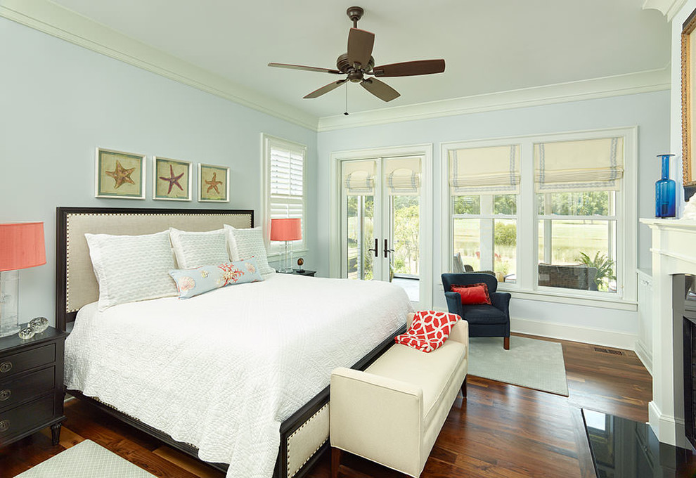 Inspiration for a beach style bedroom in Charleston.