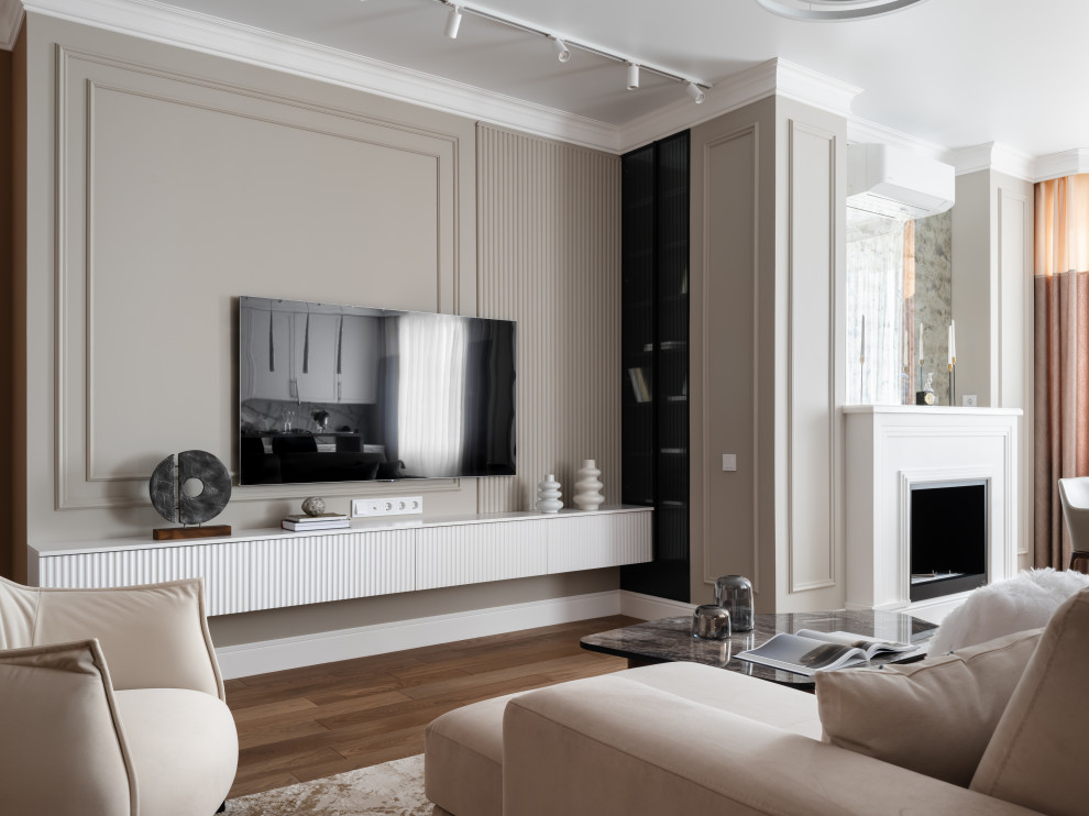 Реализация квартиры в стиле современная классика для семейной пары с ребенком