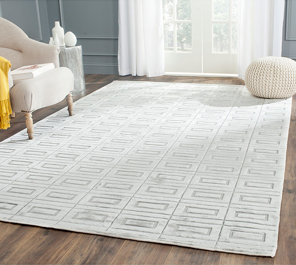 Safavieh Mirage Mir523B Silver Area Rug, 8'0" x 10'0" Transitional