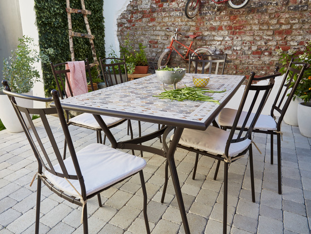 Un cocon de verdure country-patio