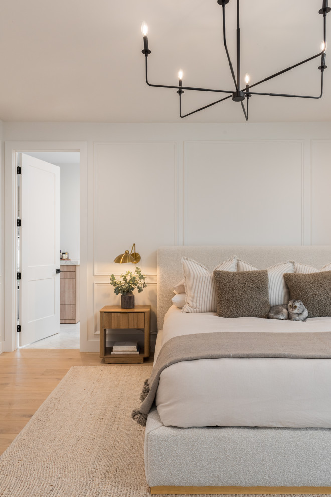 Bedroom - transitional bedroom idea in Tampa