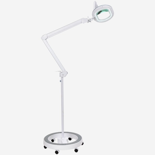 Brightech Lightview Xl Magnifying Glass Lamp W Rolling Stand