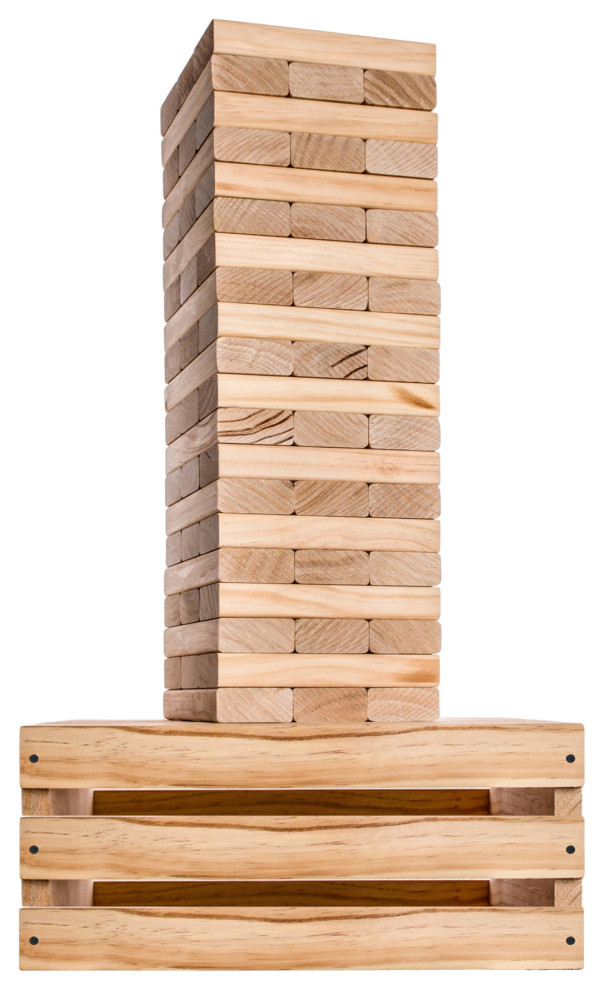 giant wooden blocks