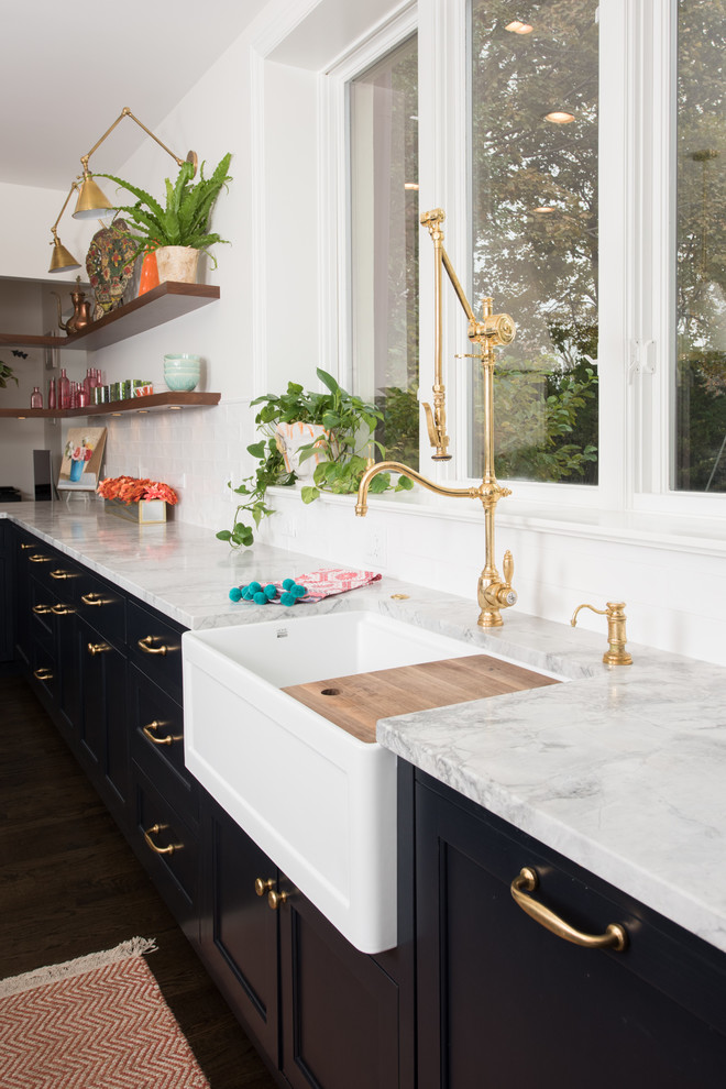 Inspiration for a transitional kitchen remodel in Chicago