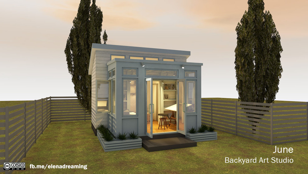 Backyard Art Studio June