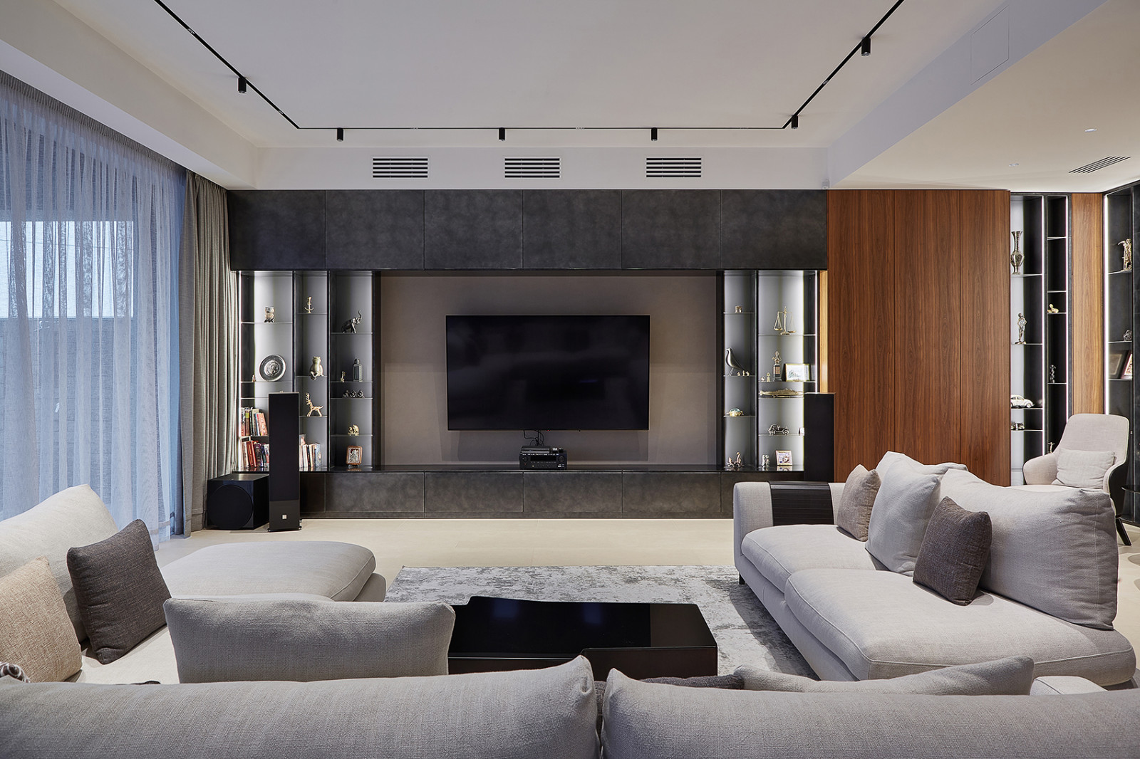 Кухня-гостиная в стиле минимализм