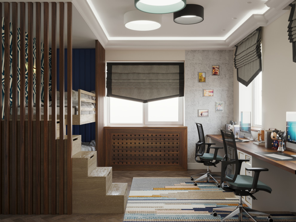 Интерьер загородного дома 280 кв.м КП Вешки