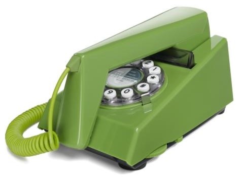 Retro Trim Phone Green