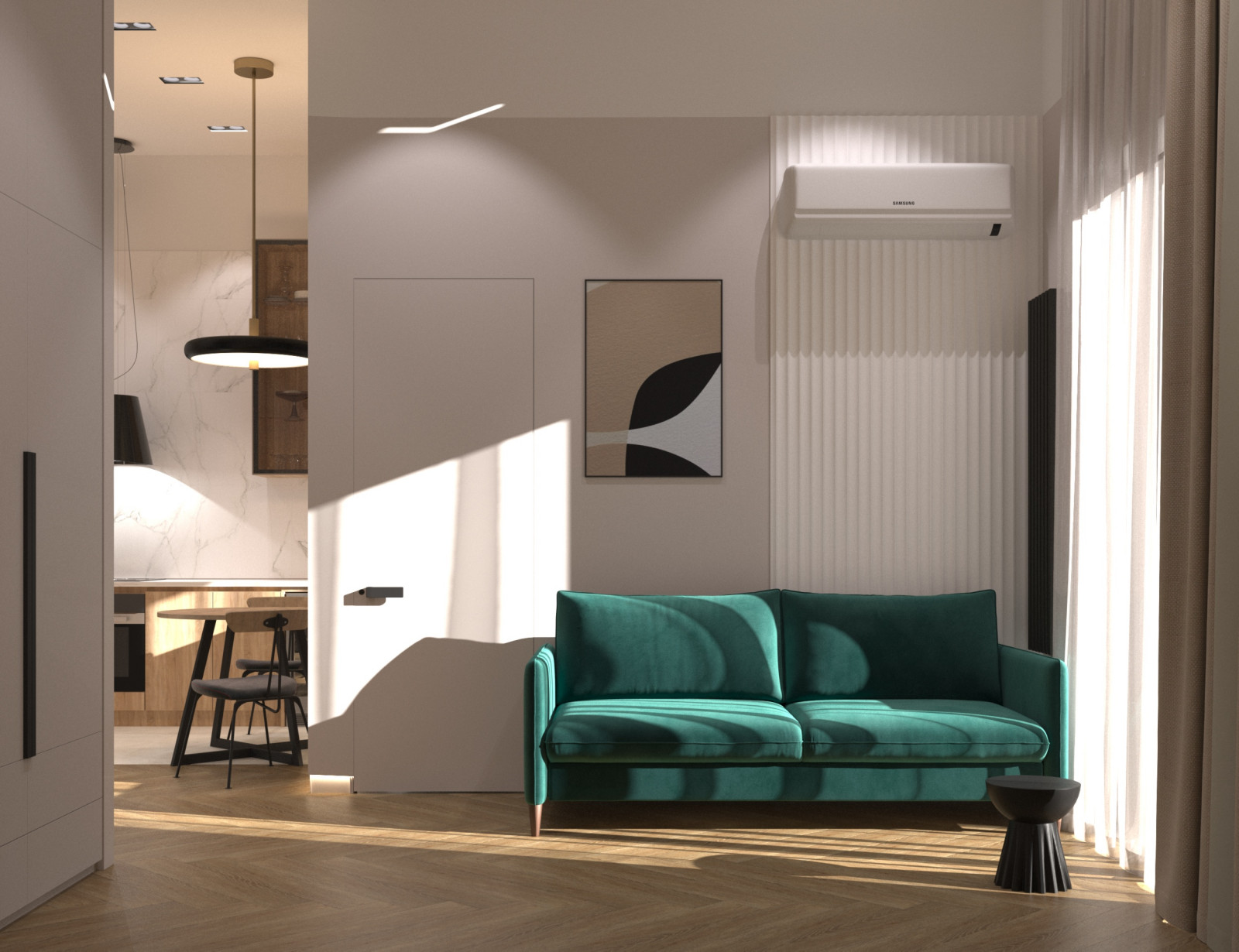 ЖК Green Park. Однокомнатная квартира для молодой пары.