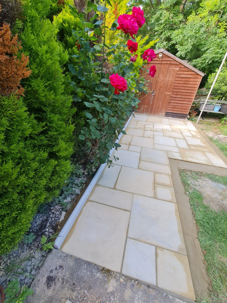Sandstone Slab Pathway