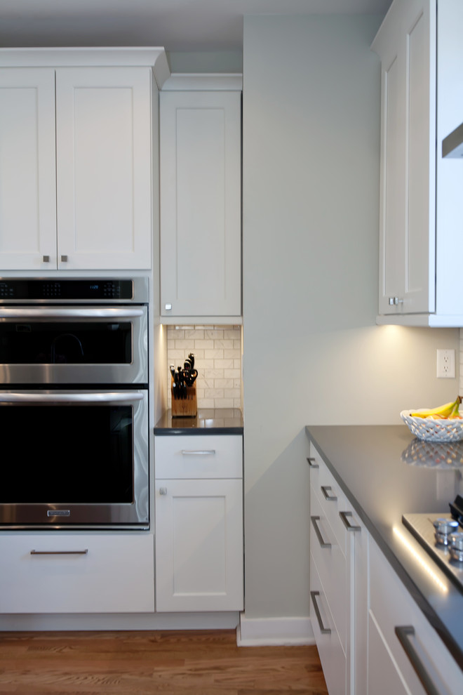 Transitional kitchen photo in Denver