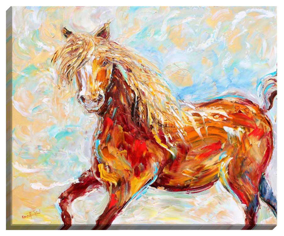 Wild Horse Illuminated Wall Art