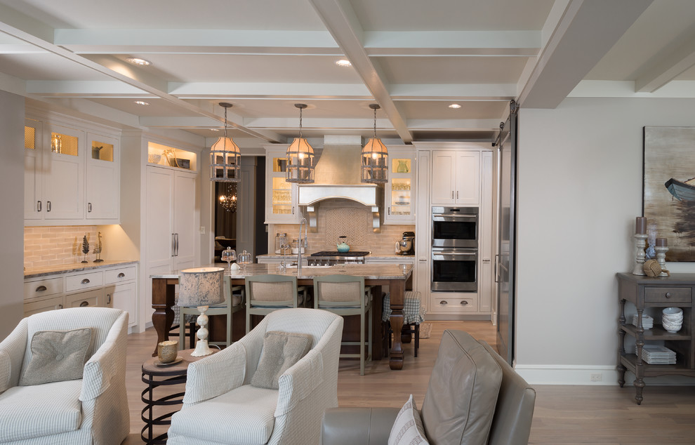 Kitchen - transitional kitchen idea in Grand Rapids