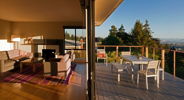 Modern living contemporary-terrace