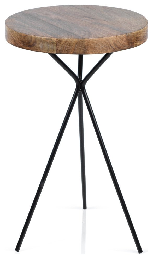 Legacy Mango Wood Cocktail Table Industrial Coffee Tables by Zodax Houzz