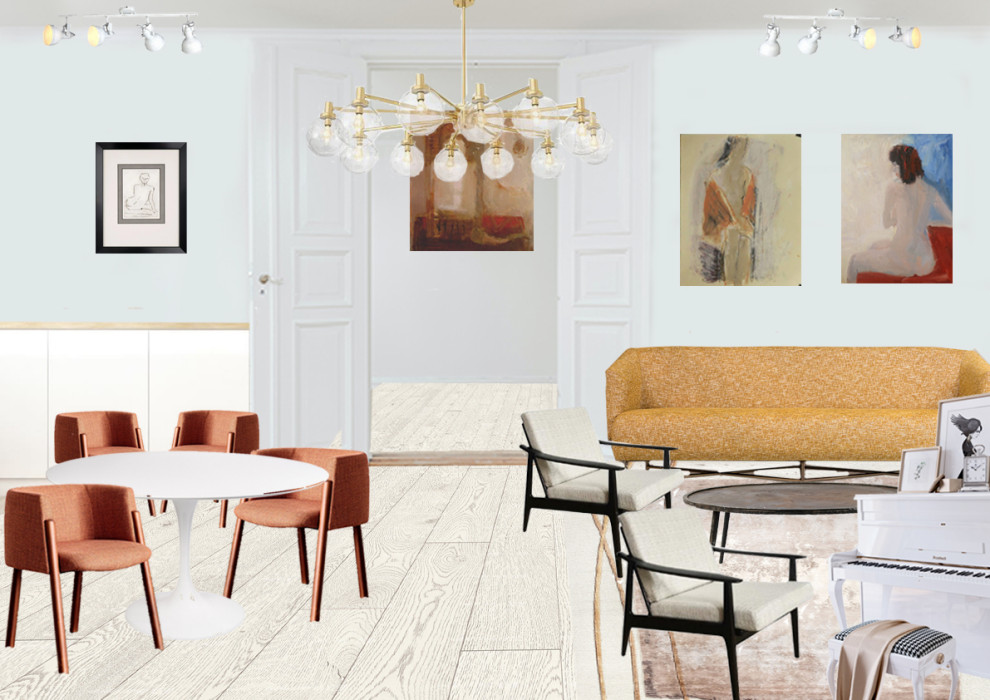 Двухэтажный дом в Подмосковье