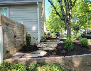 PV Side yard gate entry