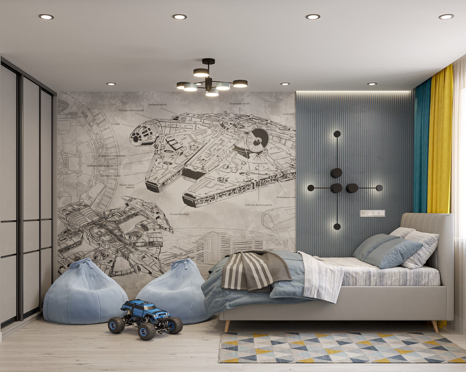 Дизайн проект детской