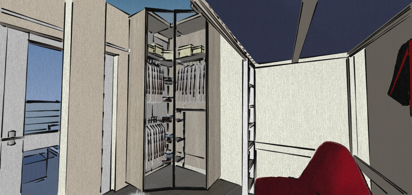 Progettazione cabina armadio