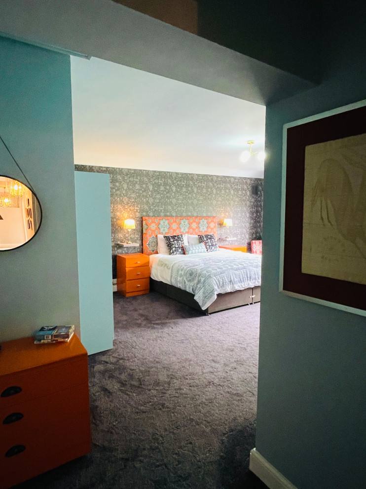 Maximalist guest bedroom