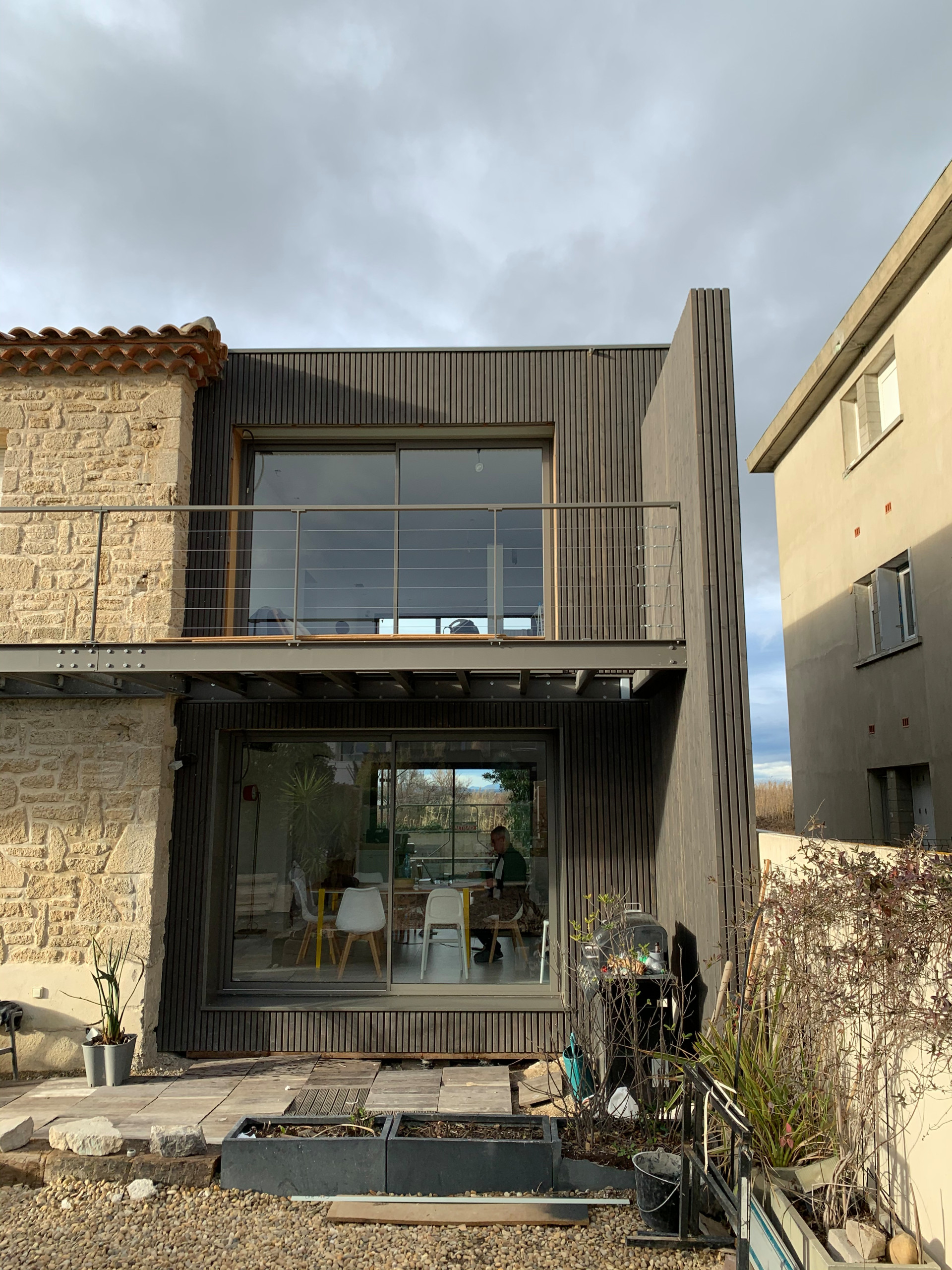 Extension en bord de plage