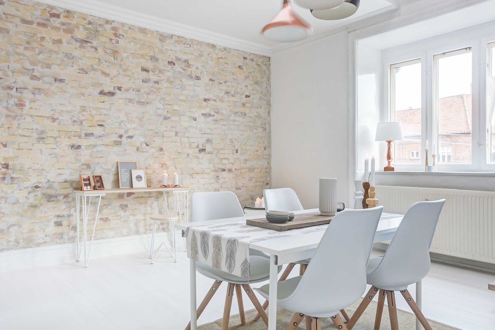Photo of a scandinavian dining room in Other.
