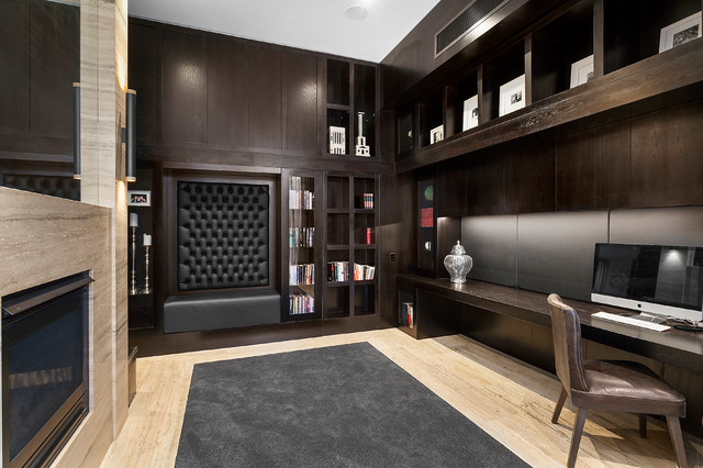 LUXURY HOTEL INSPIRED HOME contemporary-home-office-and-library