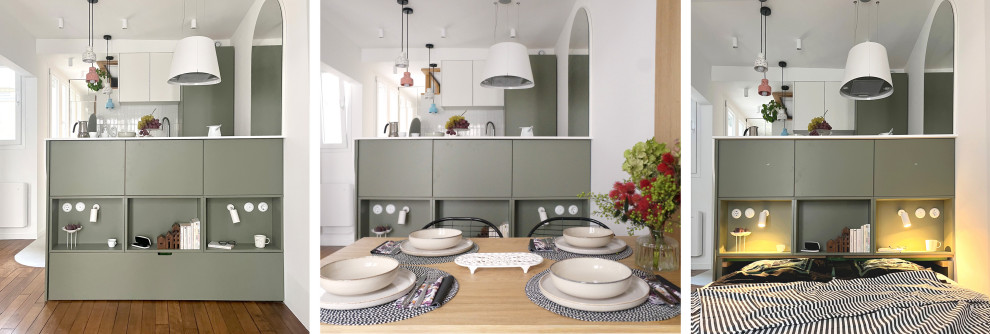 Renovation complète et aménagement sur mesure d'un pied-a-terre parisien de 27m2