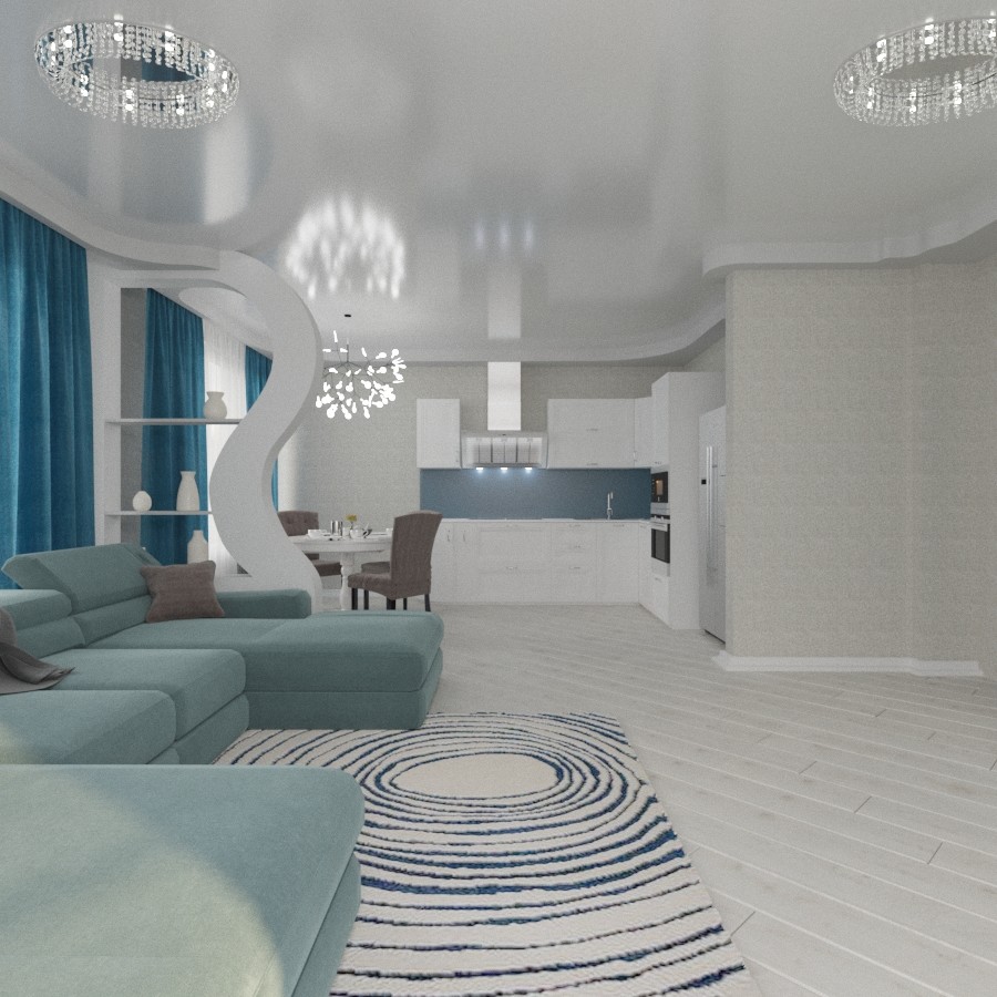 Многокомнатная квартира в Краснодаре