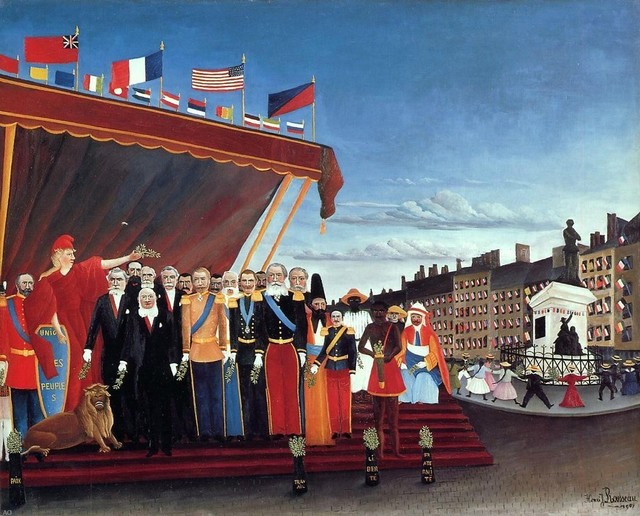 Henri Rousseau The Representatives of Foreign Powers Print