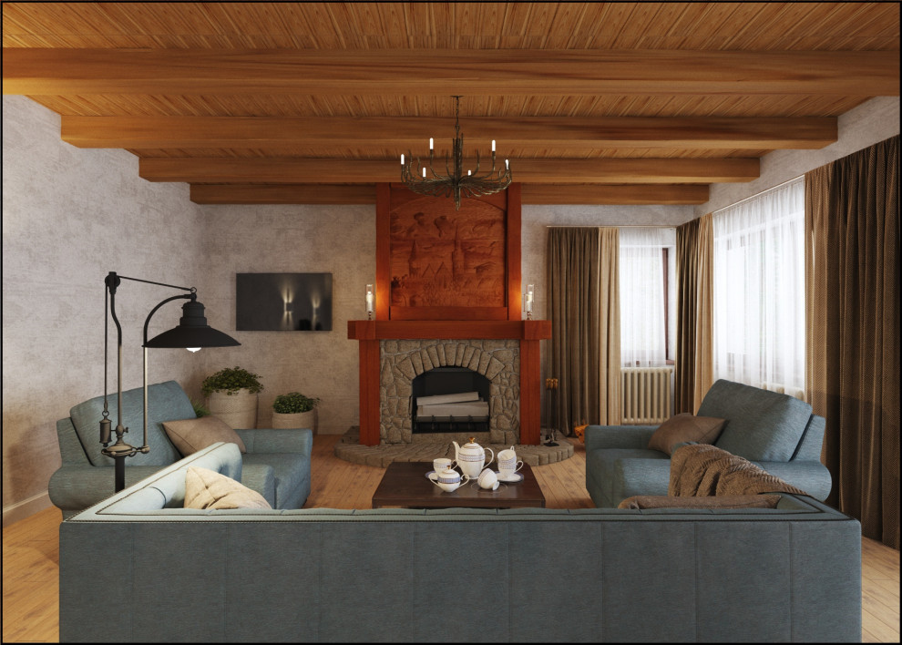 проект каминного зала