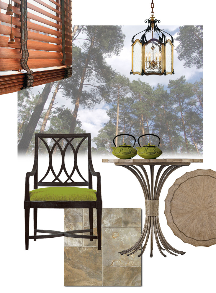 Коллажи для оформления террасы