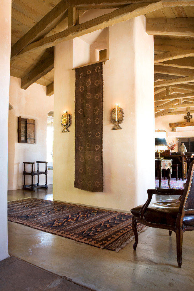Contemporary Comfort - Santa Fe Interior Design - Southwestern - Entry ...