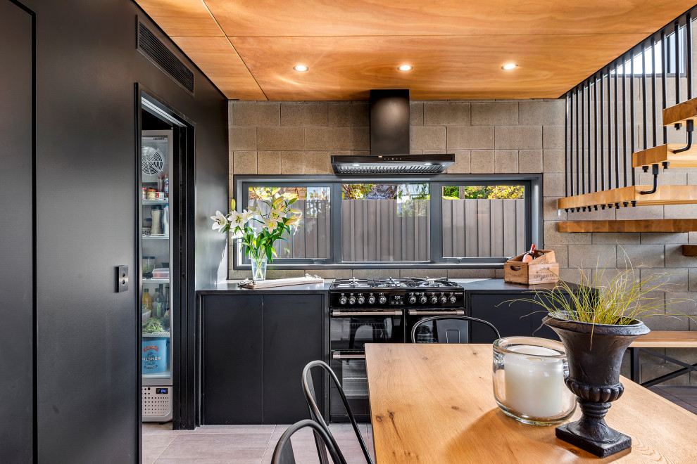Inspiration for a contemporary kitchen in Christchurch.