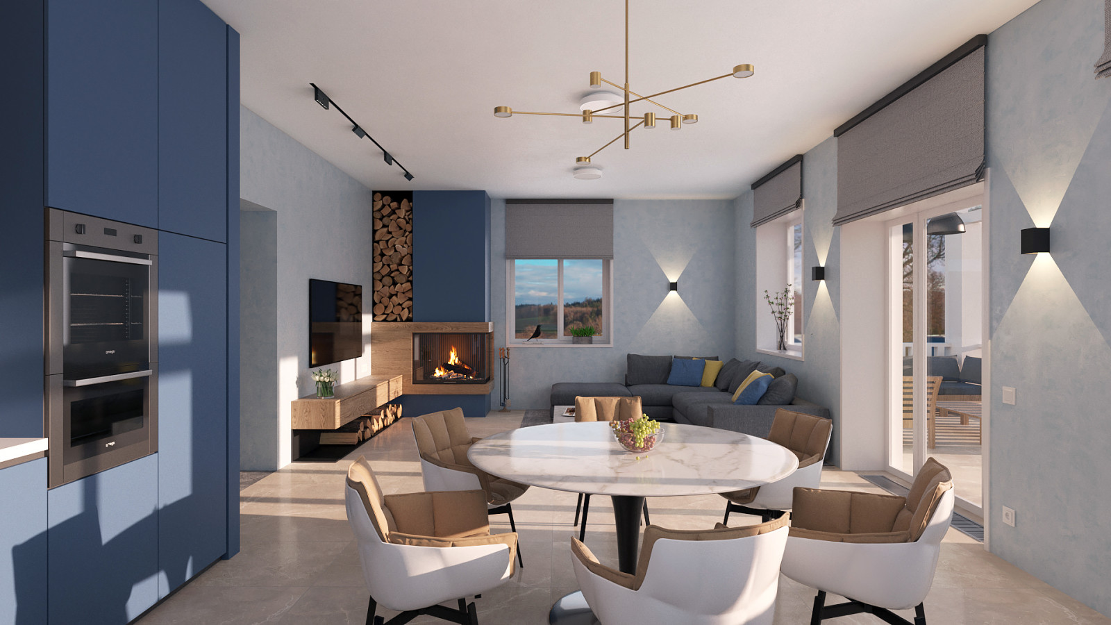 Дизайн проект дома в КП «ЭКО ПАРК» Самара