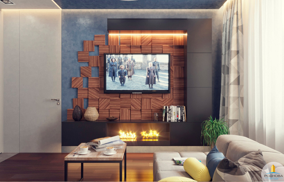 Дизайн-проект двухкомнатной квартиры 56 кв.м