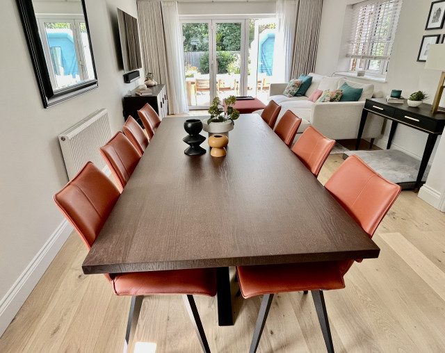 Complete Renovation - Kitchen, Living & Dining Room, Surrey modern-dining-room